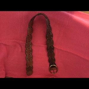 Brown ladies belt